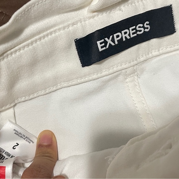 White brand new express jeans - Picture 3 of 5